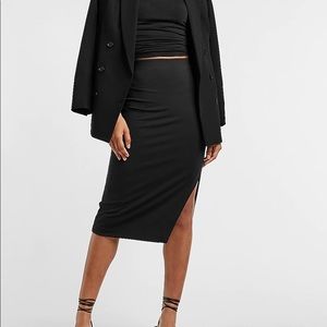 Express High-Waisted Midi Skirt